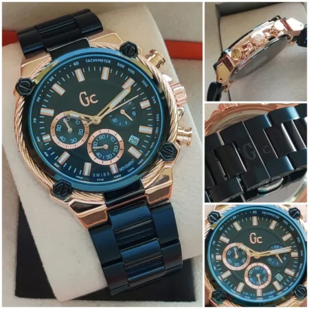 Guess Collection Chrono Metal Watch Premium 7AA Replica in Karnataka at Borzia