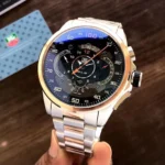 Tag Heuer SLS Black Dial Watch – Premium 7AAA Replica in Kerala at Borzia
