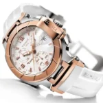 Tissot T-Race White Chronograph Premium 7AA Replica for Men in Surat at Borzia