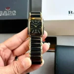 Rado Jublie Ceramic Black & Gold Men’s Watch Premium 7AAA Replica in Kerala at Borzia