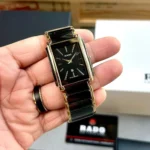 Rado Jublie Ceramic Black & Gold Men’s Watch Premium 7AAA Replica in Kerala at Borzia