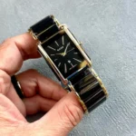 Rado Jublie Ceramic Black & Gold Men’s Watch Premium 7AAA Replica in Kerala at Borzia