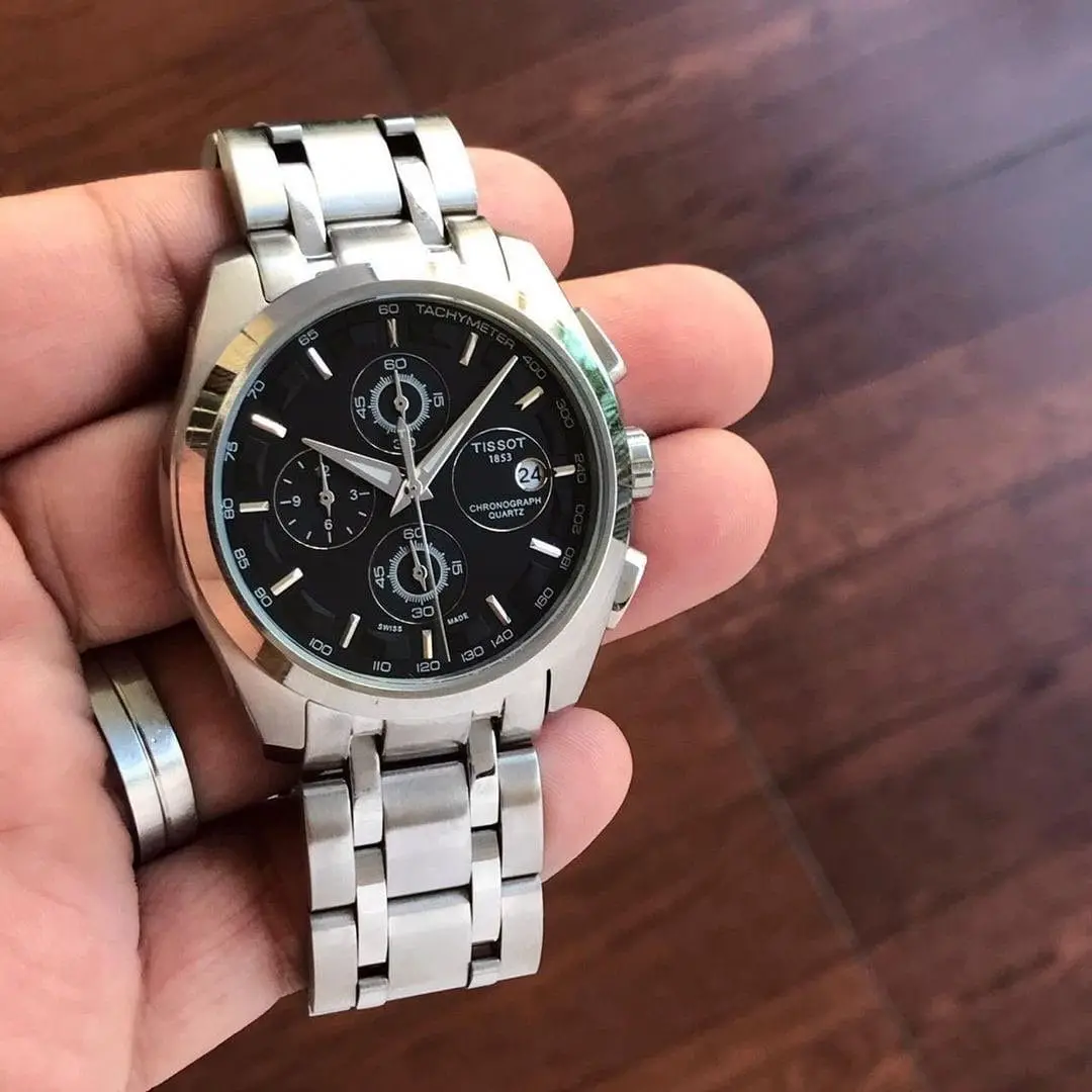 Tissot 1853 Silver & Black Premium 7AAA First Copy Watch