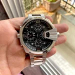 Diesel Uber Chief DZ-7376 Silver Dial Watch Premium 7AA Quality