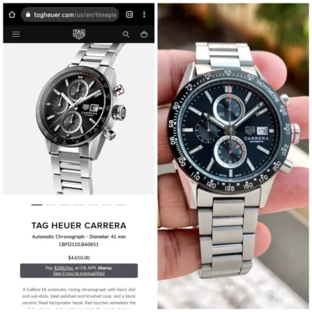 TAG Heuer Carrera Chronograph Premium 7AA Replica