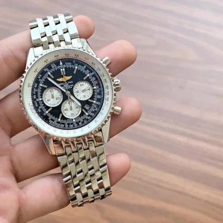 Breitling Navitimer Blue Dial Chronograph 7AA First Copy Watch Replica