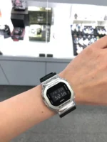 G-Shock Metal Digital Silver First Copy Watch 7AAA Quality