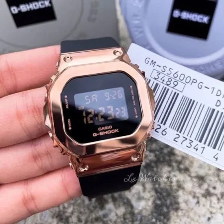G-Shock Metal Digital Rose Gold First Copy Watch 7AAA Quality