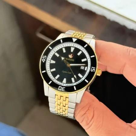 Rado Captain Cook Automatic Black Dial First Copy Watch 7AAA Premium Replica