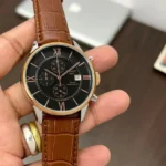 Tissot Chronograph Leather Strap First Copy Watch 7AAA Quality