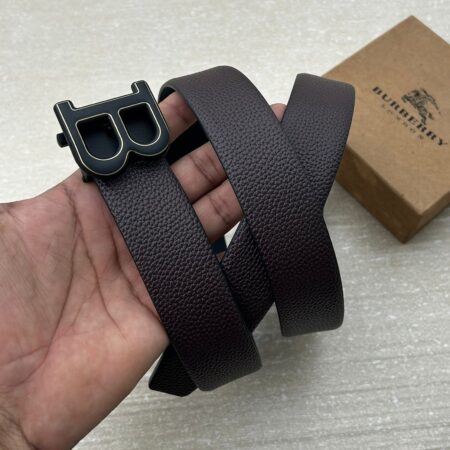 Burberry Signature Buckle Brown Belt – Premium Edition | 7AA First Copy