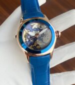 Corum Blue Big Bubble Skeleton Dial