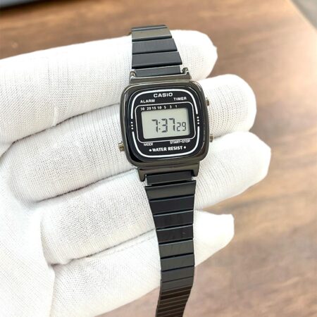 Casio Vintage Digital Black Watch For Her