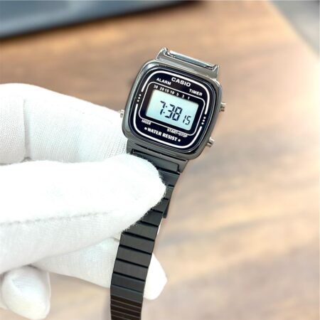 Casio Vintage Digital Black Watch For Her