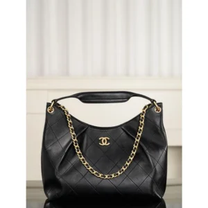 Luxury Chanel Hobo Shoulder Bag With Dust Bag For Women