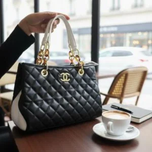 Luxury Chanel Handbag With Dust Bag For Women