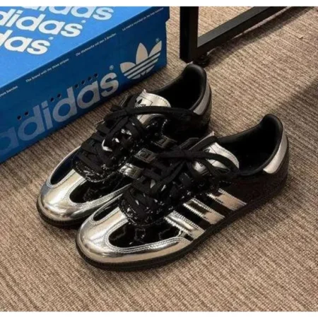 Adidas Samba X Atmos Tuxedo Silver Shoes For Men