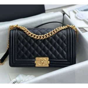 Premium Chanel Le Boy Large Shoulder Bag With Og Box For Women